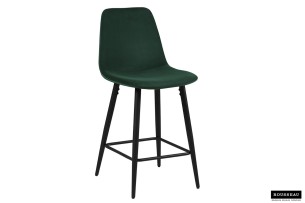Chaise de Comptoir 'Boy' Velours Vert
