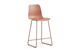 Chaise de comptoir 'Marie' PP Terracotta