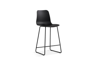 Chaise de comptoir 'Marie' PP Noir