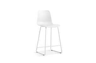 Chaise de comptoir 'Marie' PP Blanc