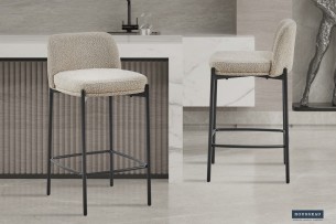 Chaise de comptoir 'Ella' Sable