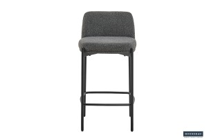 Chaise de comptoir 'Ella' Gris