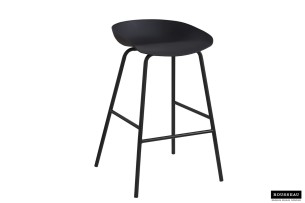 Chaise de comptoir 'Anna' PP Noir