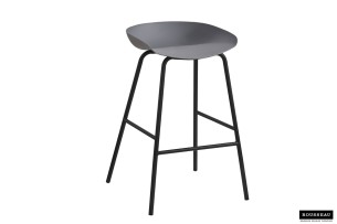Chaise de comptoir 'Anna' PP Gris