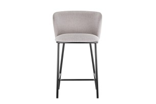 Chaise de comptoir 'Arthur' Tissu Ote Belfast 23 Beige