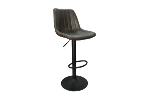 Tabouret de bar 'Barcelona' PU Ote Topper 05 Brun foncé