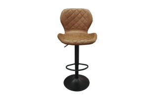 Tabouret de bar 'Malaga' PU Ote Topper 02 Cognac
