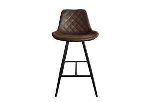 Tabouret de bar 'Palmas' PU Ote Topper 05 Brun foncé