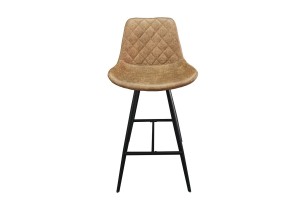 Tabouret de bar 'Palmas' PU Ote Topper 02 Cognac