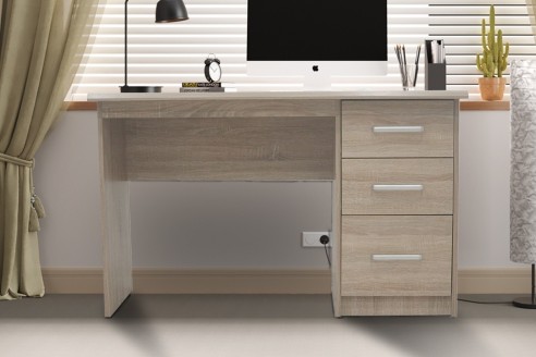 Bureau 'Mateo' 3 tiroirs Sonoma