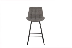 Chaise de comptoir 'Ariba' Tissu Ote Montego 466 Gris