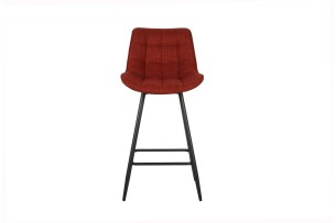 Chaise de comptoir 'Ariba' Tissu Ote Montego 253 Rouge